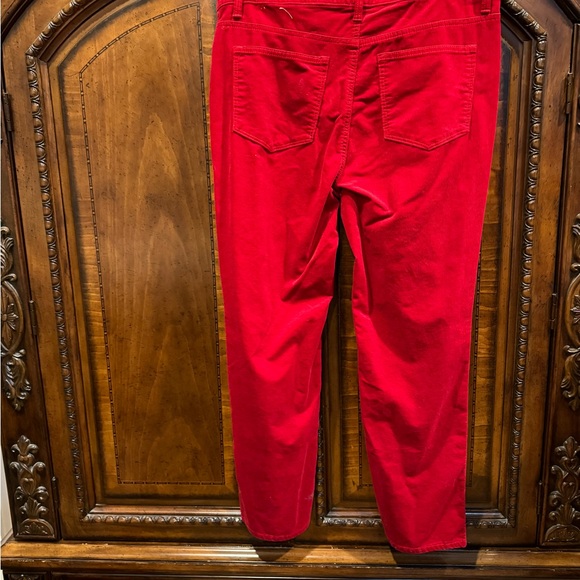 Talbots Red Corduroy Pants, size 14P - Picture 2 of 2